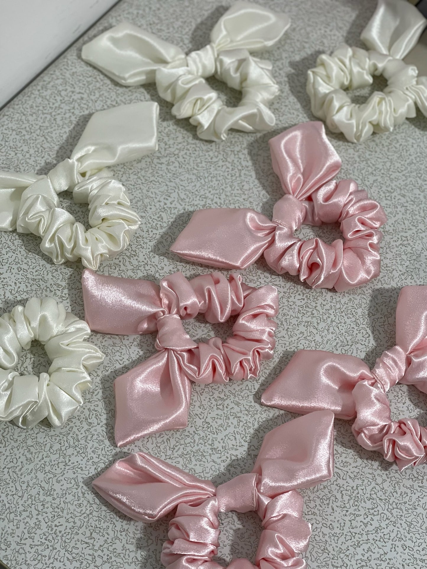 Satin Bunny Scrunchies