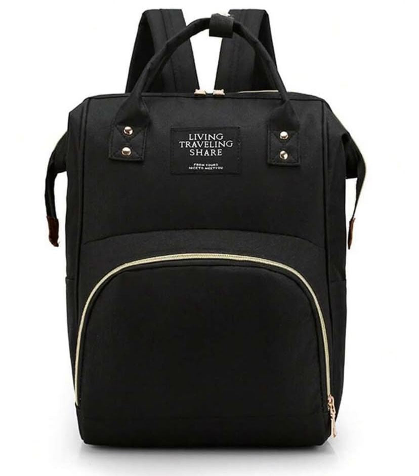 Black Travel Backpack